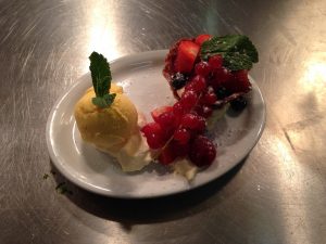 Mackays Catering - dessert with redcurrant