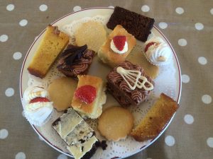 desserts for party | Mackays catering |cakes on a plate
